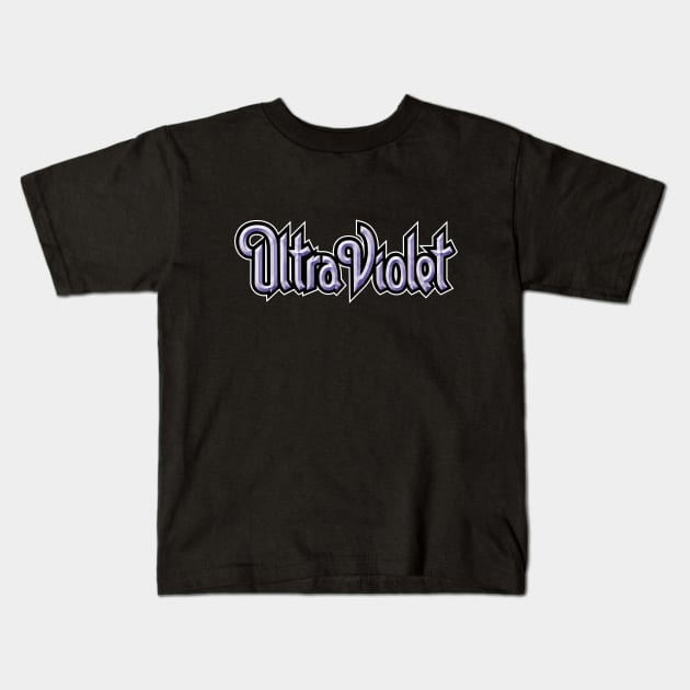 Ultra Violet Kids T-Shirt by ikado